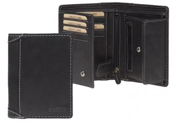 Lagen Pánská kožená peněženka 51146 černá