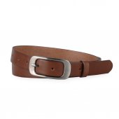 Penny Belts Dámský kožený úzký pásek 173-48 hnědý