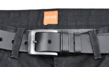 Penny Belts Pánský kožený opasek 2-PR1-60 černý
