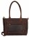 Hide&Stitches Ko�en� kabelka na rameno 20562-006 tmav� hn�d�