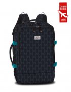 BestWay - Fabrizio Kabinové zavazadlo na záda a přes rameno cabin pro - prints  černý 40252-0100