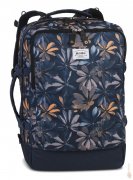 BestWay Kabinové zavazadlo na záda a přes rameno cabin pro - prints Flowers blue 40252-5036