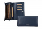 Lagen Kožená dámská peněženka 50310 tmavě modrá