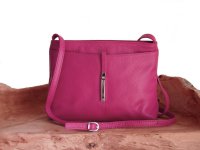 MAXFLY Ko�en� mal� kabelka p�es rameno 5085 r��ov� - fuxia