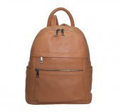 MAXFLY Men�� ko�en� batoh MaxFly 5640 hn�d� cognac