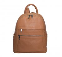 MAXFLY Men�� ko�en� batoh MaxFly 5640 hn�d� cognac