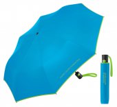 Benetton Vystřelovací skládací deštník Benetton Mini AC Malibu Blue 56680 modrý