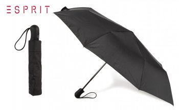 Esprit Plně automatický deštník Easymatic Light Black 57601 černý