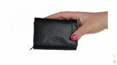 SEGALI Dámská kožená peněženka SEGALI 7196 B černá
