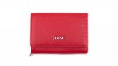 SEGALI Dámská kožená malá peněženka SG 7106 červená