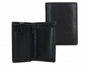 Lagen Pánská kožená peněženka LM-8314 černá