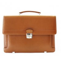 Arwel Velk� ko�en� aktovka 6002 sv�tle hn�d� cognac