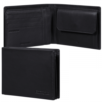 Samsonite Attack 2 SLG 047 pánská kožená peněženka černá 144446-1041