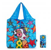 Bagmaster Skládací nákupní taška na zip SHOPPING BAG 22 C DOG - barevná kabelka