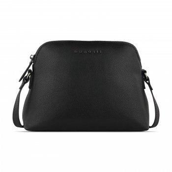 Bugatti Dámská kožená kabelka Bella Small Shoulder Bag 49480101 černá