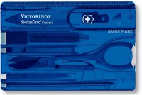 VICTORINOX SwissCard Victorinox Classic, transparentn� modr� 0.7122.T2