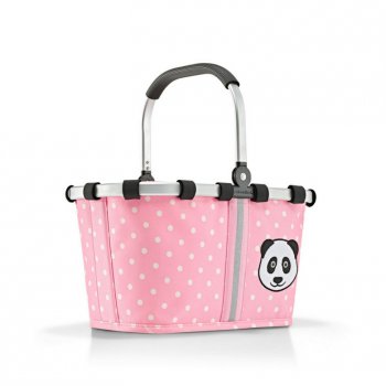 Reisenthel Dětský nákupní košík Reisenthel Carrybag XS kids panda dots pink IA3072