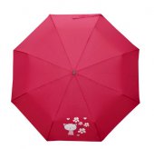 Doppler Dívčí skládací odlehčený deštník Mini Light Kids 722165K-07 červený