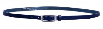 Penny Belts Dámský úzký pásek k šatům 15-2-56 tmavě modrý
