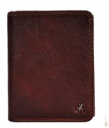 Cosset Pánská kožená peněženka s pouzdrem na doklady hnědá 4416 komodo brown