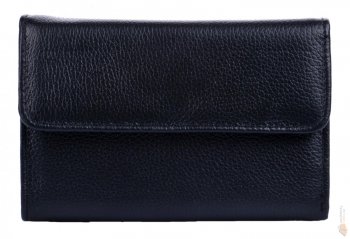 HELLIX Dámská kožená peněženka P-1552 černá