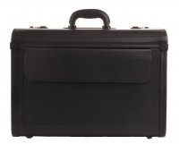 d&n velk� pilotn� kufr z ko�enky 2809 �ern�