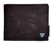 Arwel Pánská kožená peněženka 513-4241 jeans black - modré logo