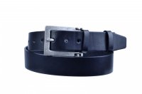 Penny Belts Pánský kožený černý pásek 23-60