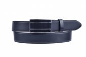 Penny Belts Pánský kožený společenský pásek s automatickou sponou 35-020-A6-60 černá AUTOMAT