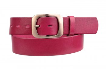 Penny Belts Dámský kožený pásek 9953 fuchsiový