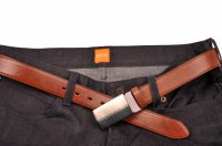 Penny Belts P�nsk� ko�en� spole�ensk� opasek s plnou sponou 35-020-1PS-48 NEW