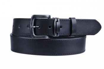 Penny Belts Pánský kožený černý pásek 9-1-60 šířka 40 mm