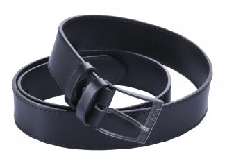 Penny Belts Pánský kožený pásek 17-1-60 černý