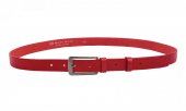 Penny Belts Dámský červený kožený pásek 176-93