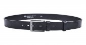 Penny Belts Pánský kožený společenský opasek 35-100-4-60 černý