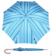 KNIRPS Holový vystřelovací deštník Long AC 79904602  - modré pruhy