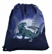 herlitz Dětský vak na záda - sáček na přezůvky nebo tělocvik 11439064 T.REX