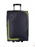 d & n Cestovní kufr 7200-50-13 šedo/zelený