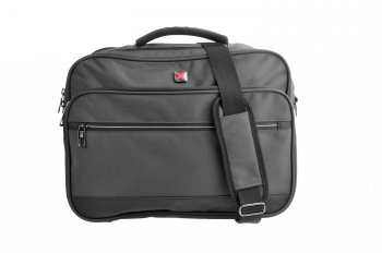 TRAVEL' N ' MEET Pánská taška do práce s přihrádkou na NTB 15,4"  ME-041 šedá
