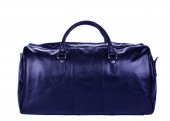 IL GIGLIO Kožená cestovní taška 0788 tmavě modrá