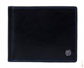 SEGALI kožená peněženka  907.114.026 černá + modrá