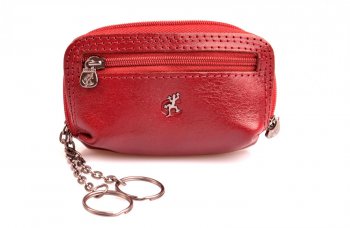 Cosset Dámská kožená klíčenka 4475 KOMODO RED