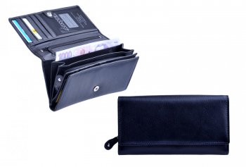 Arwel Dámská kožená peněženka 511-2120 černá