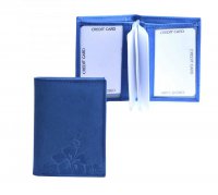 HJP D�msk� pouzdro na karty a doklady 7117 modr�