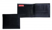 New bags leather Kožená pánská malá peněženka 1156 černá