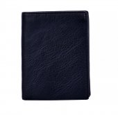 EYE Pánská kožená peněženka F0543 AAL-03 černá (zip na bankovky)