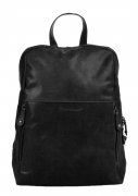 LederArt Dámský kožený batoh 1060 černý