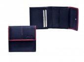 HJP Dámská malá kožená peněženka 60980.02 černá + červená