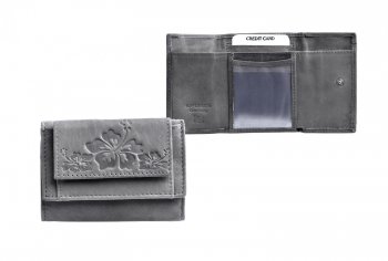 HJP Dámská malá šedá peněženka 7116-A STONE GREY