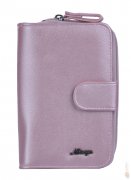 New design koženková dámská peněženka 931-368 pink metalic